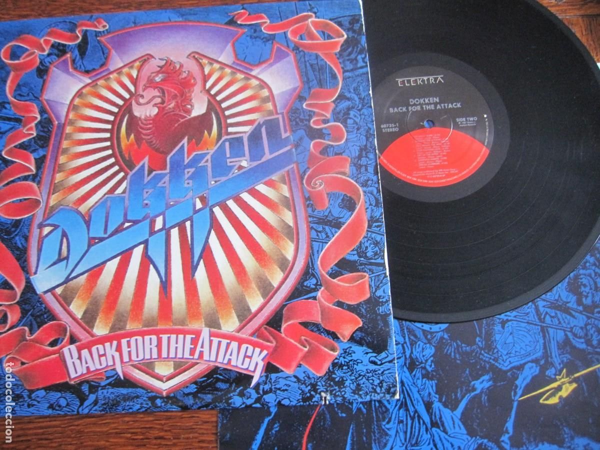 Discos de vinilo: DOKKEN &rdquo;Back for the Attack&rdquo; - Foto 1