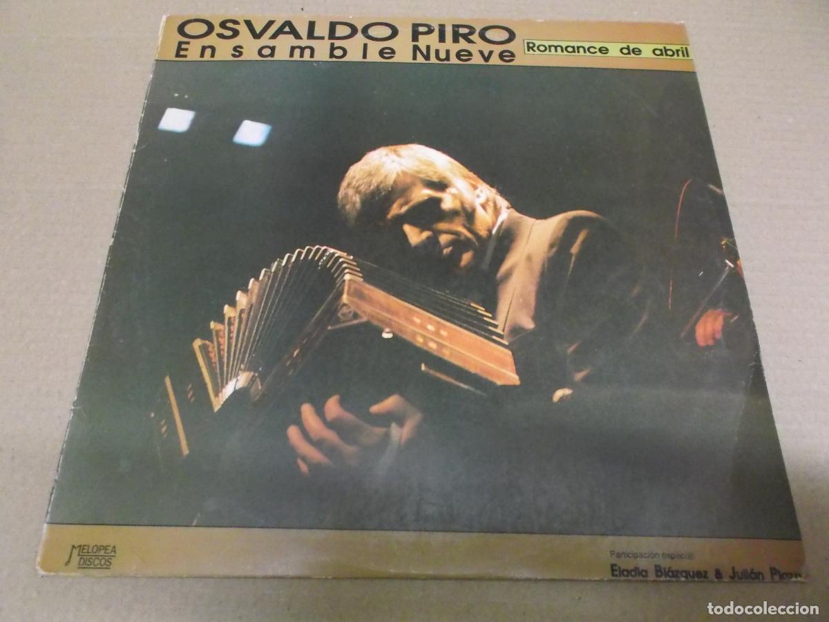 Disques de vinyle: OSVALDO PIRO / ENSEMBLE NUEVE (LP) ROMANCE DE ABRIL A&Ntilde;O &ndash; 1991 &ndash; EDICION ARGENTINA