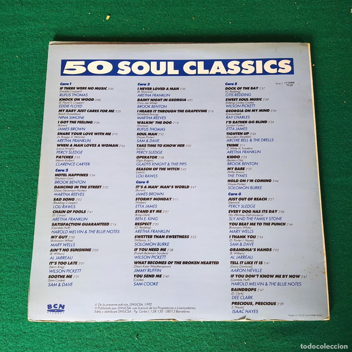 Discos de vinilo: Black & Blue 50 Soul Classics - Foto 2