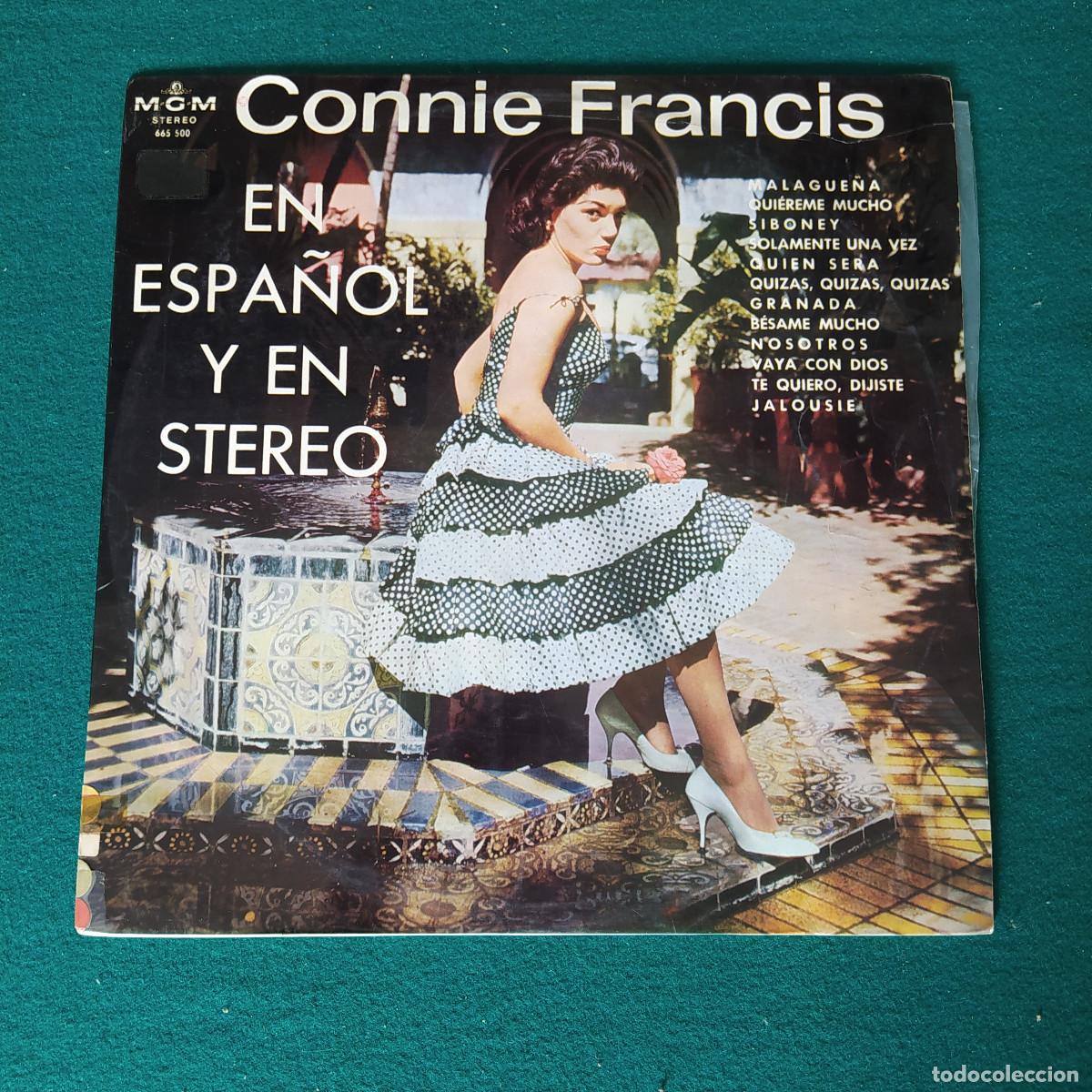 Discos de vinilo: Connie Francis &ndash; Canta En Espa&ntilde;ol Y En Stereo - Foto 1