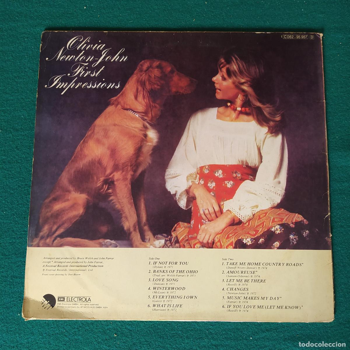 Discos de vinilo: Olivia Newton-John &ndash; First Impressions - Foto 2