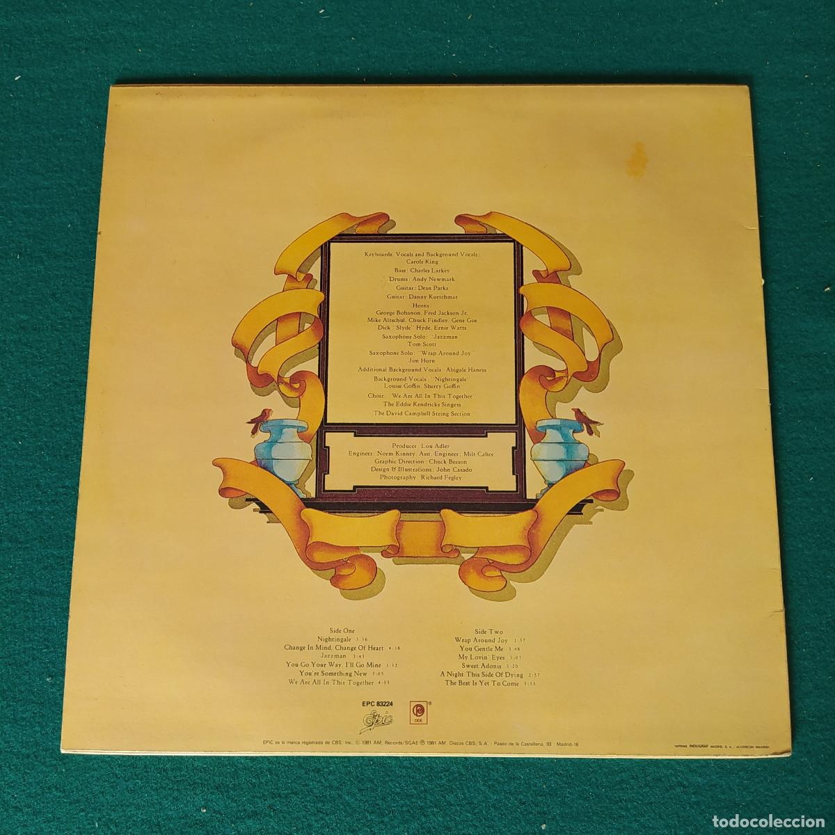 Discos de vinilo: Carole King &ndash; Wrap Around Joy - Foto 2