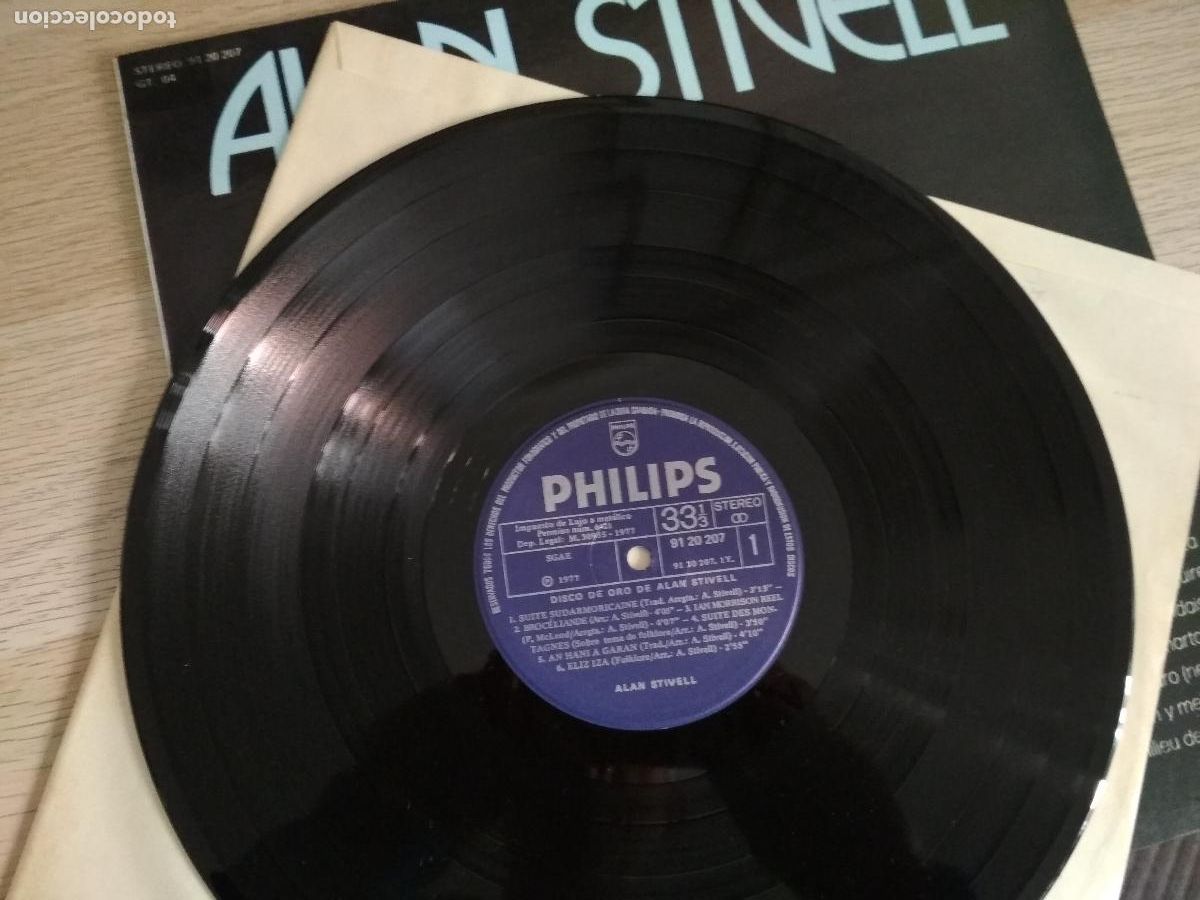 Discos de vinilo: Alan Stivell &lrm;&ndash; Disco De Oro 1977, ed espa&ntilde;ola - Foto 2