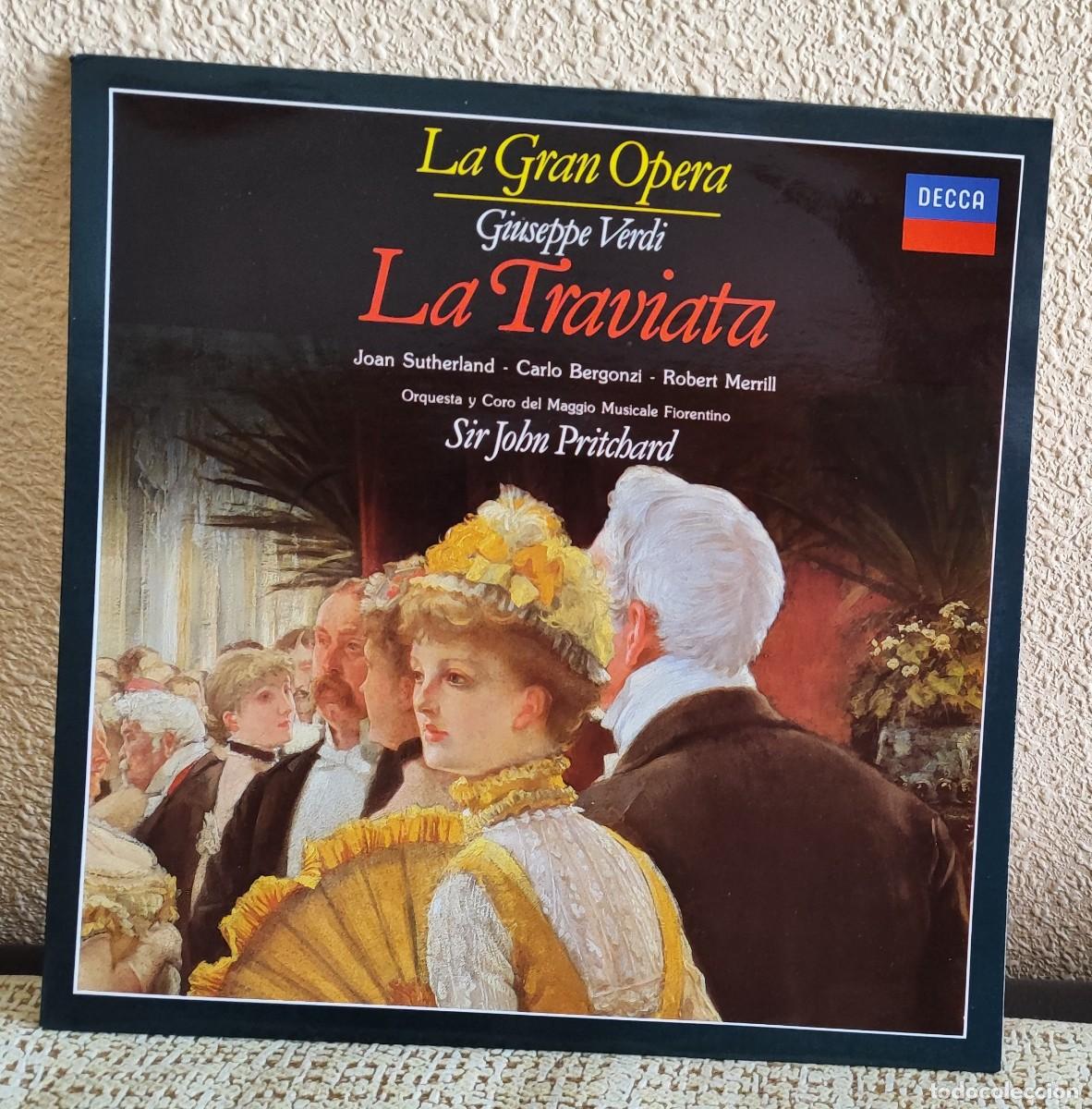 Discos de vinilo: LA TRAVIATA. 3 LP&acute;S. COMPLETA. - Foto 4