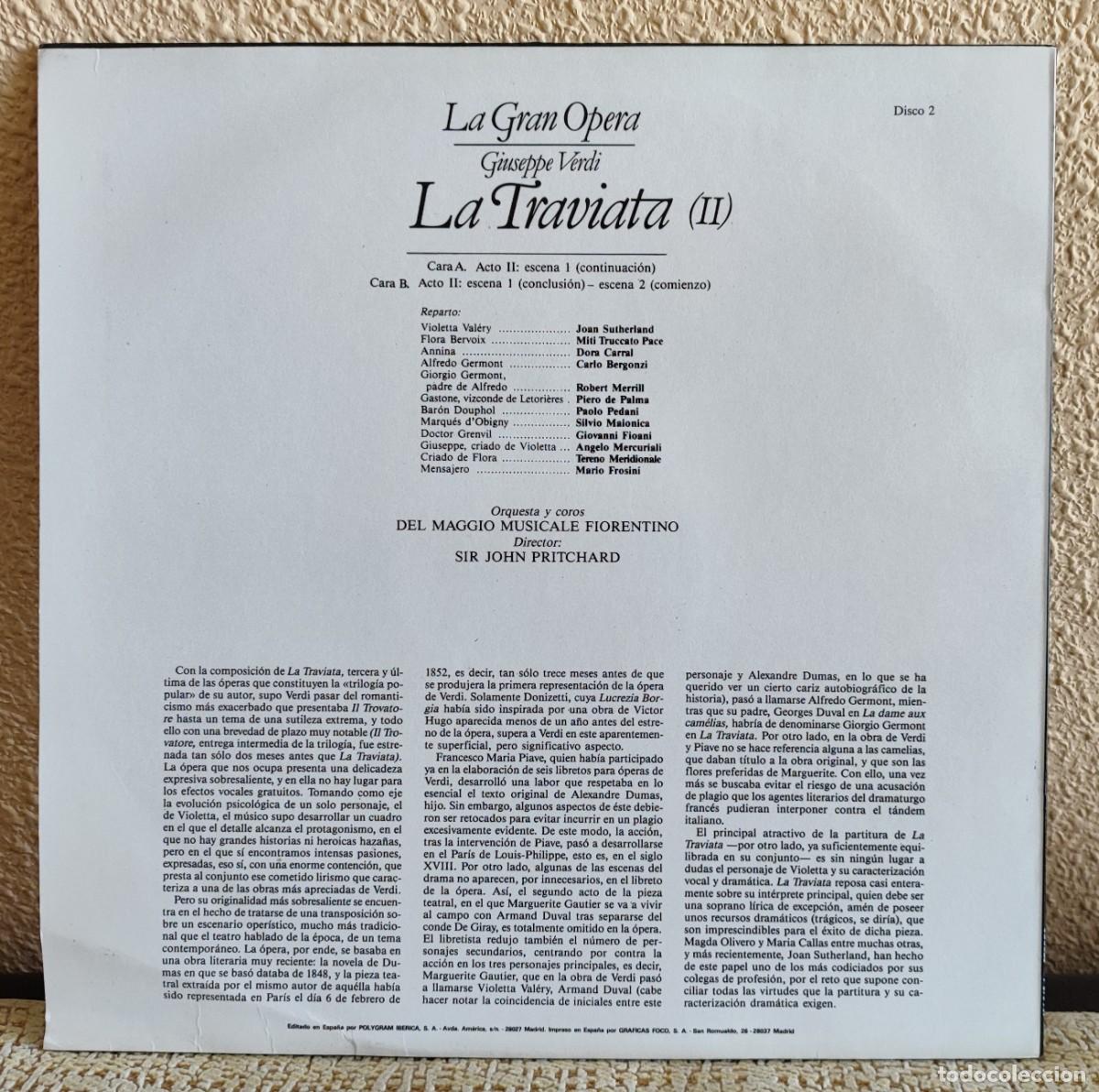 Discos de vinilo: LA TRAVIATA. 3 LP&acute;S. COMPLETA. - Foto 6