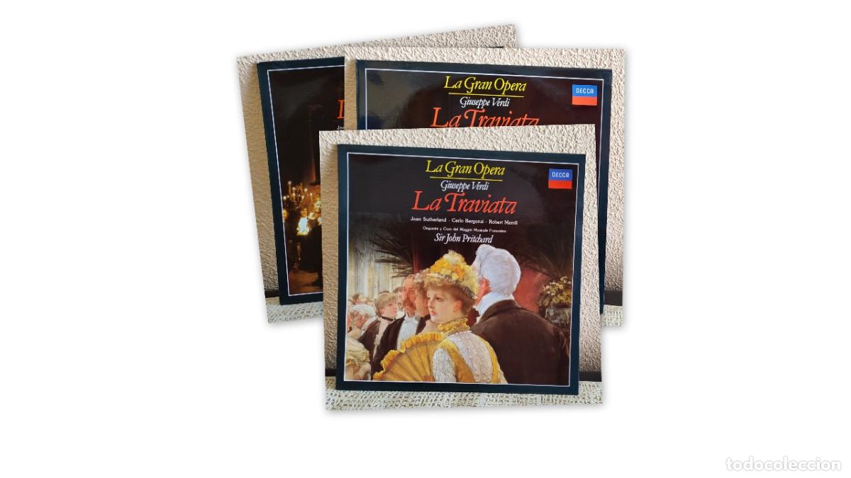 Discos de vinilo: LA TRAVIATA. 3 LP&acute;S. COMPLETA. - Foto 1