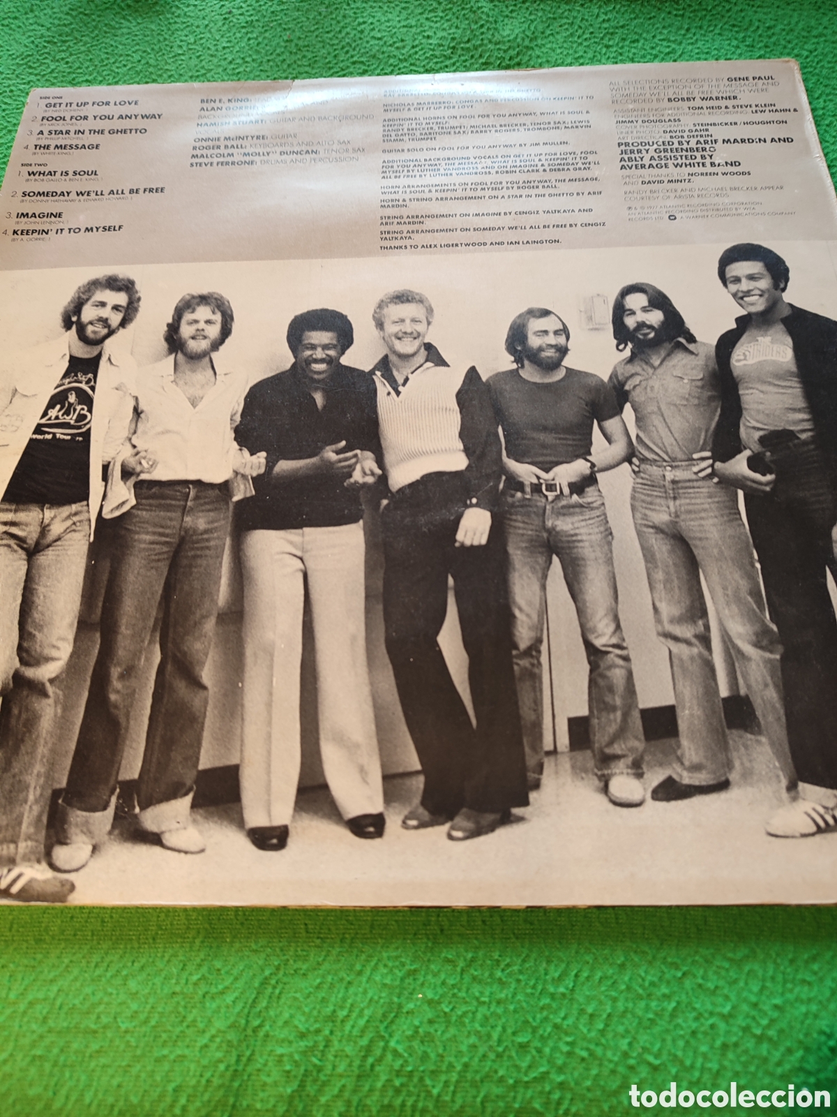 Discos de vinilo: Average White Band & Ben E.King - Benny and us - Foto 2