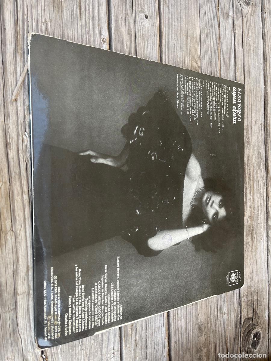 Discos de vinilo: ELSA BAEZA. AGUA CLARA. DISCO DE VINILO. - Foto 2
