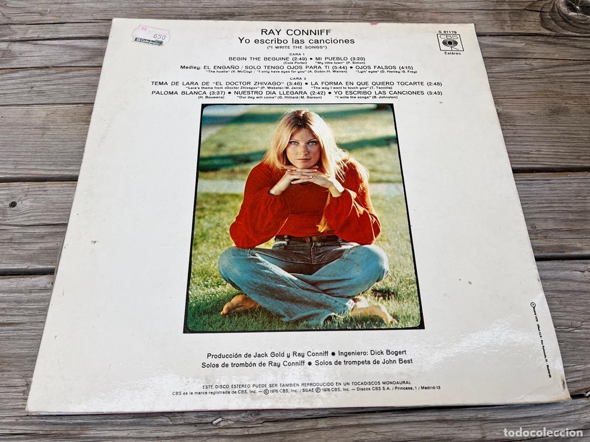 Discos de vinilo: RAY CONNIFF. I WRITE THE SONGS. DISCO DE VINILO. - Foto 2
