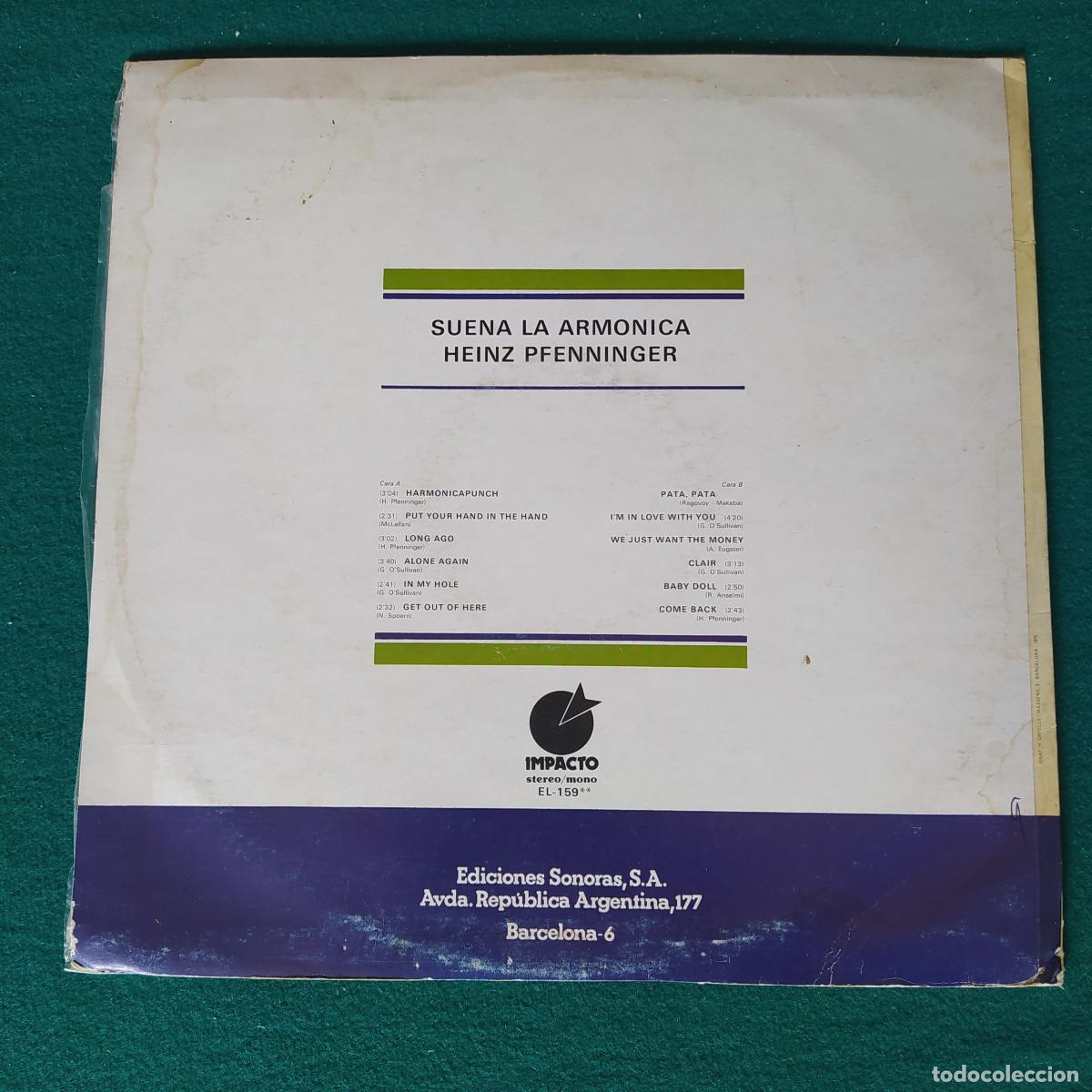 Discos de vinilo: Heinz Pfenninger &ndash; Suena La Arm&oacute;nica - Foto 2