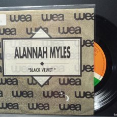 Dischi in vinile: ALANNAH MYLES - SPAIN 7' ATLANTIC 1990 - BLACK VELVET - PROMO SINGLE PEPETO