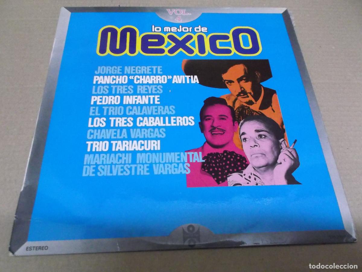 Vinyl records: LO MEJOR DE MEXICO VOL. 4 (LP) (VER FOTO CONTENIDO COMPLETO) A&Ntilde;O &ndash; 1977