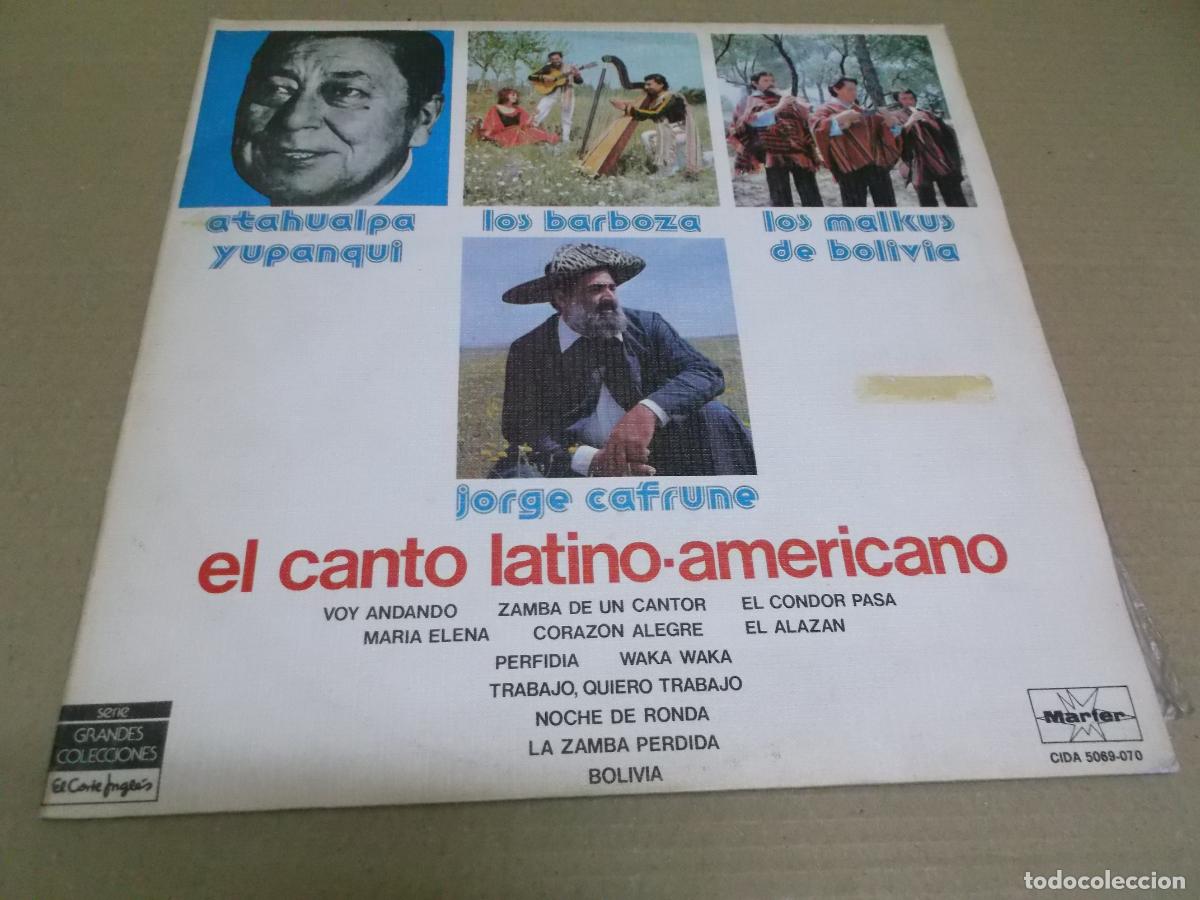 Vinyl records: EL CANTO LATINO-AMERICANO (MARFER) (LP) (VER FOTO CONTENIDO COMPLETO) A&Ntilde;O &ndash; 1978 &ndash; DOBLE DISCO PORTA