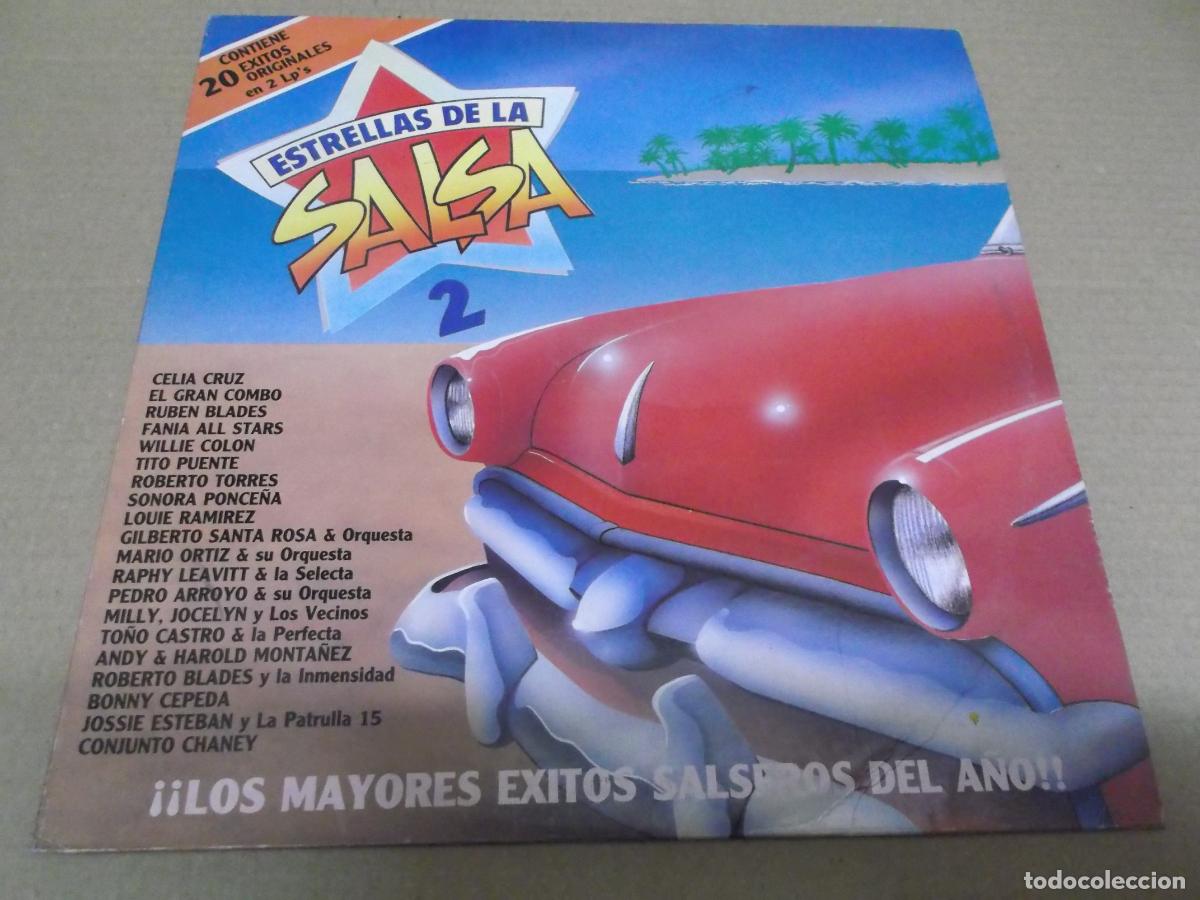 Vinyl records: ESTRELLAS DE LA SALSA 2 (LP) (VER FOTO CONTENIDO COMPLETO) A&Ntilde;O &ndash; 1990 - DOBLE DISCO