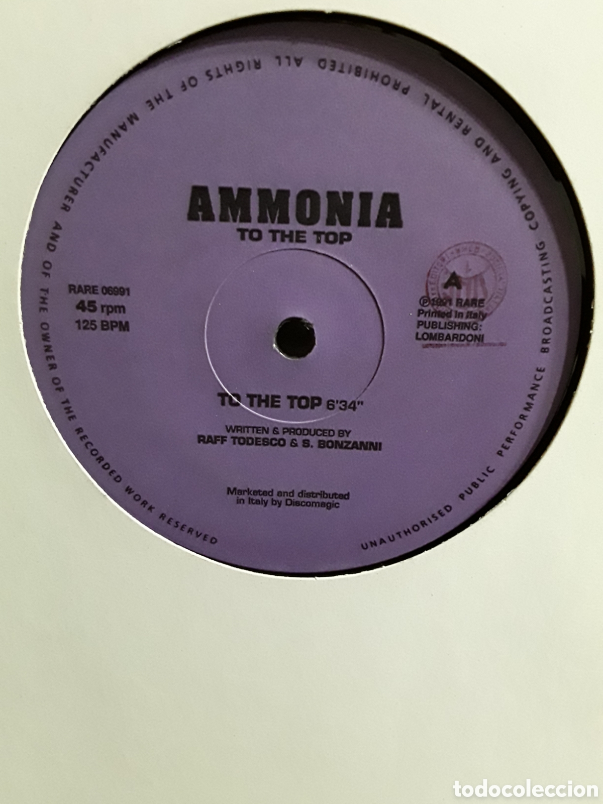 Discos de vinilo: Ammonia &lrm;&ndash; To The Top - Foto 2