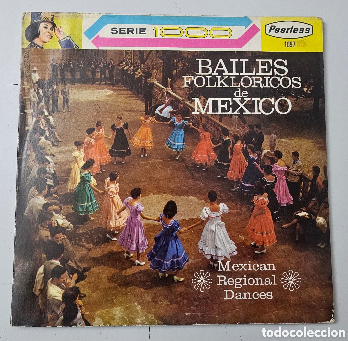Vinyl records: LP V/A BAILES FOLKLORICOS DE MEXICO (M&eacute;xico - Peerless - 1965) Albert S. Pill RARO ESCASO