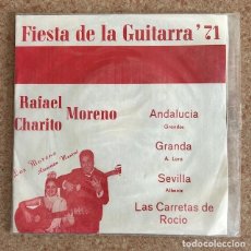 Discos de vinilo: RAFAEL MORENO Y CHARITO - FIESTA DE LA GUITARRA - BÉLGICA, 1971