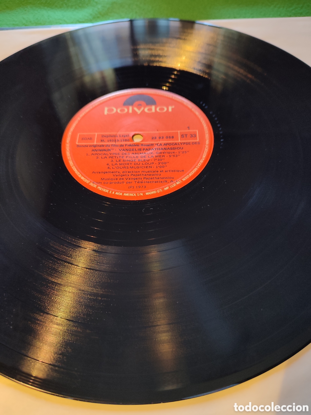 Discos de vinilo: Vangelis Papathanassiou - Lapocalypse des animaux - Foto 3