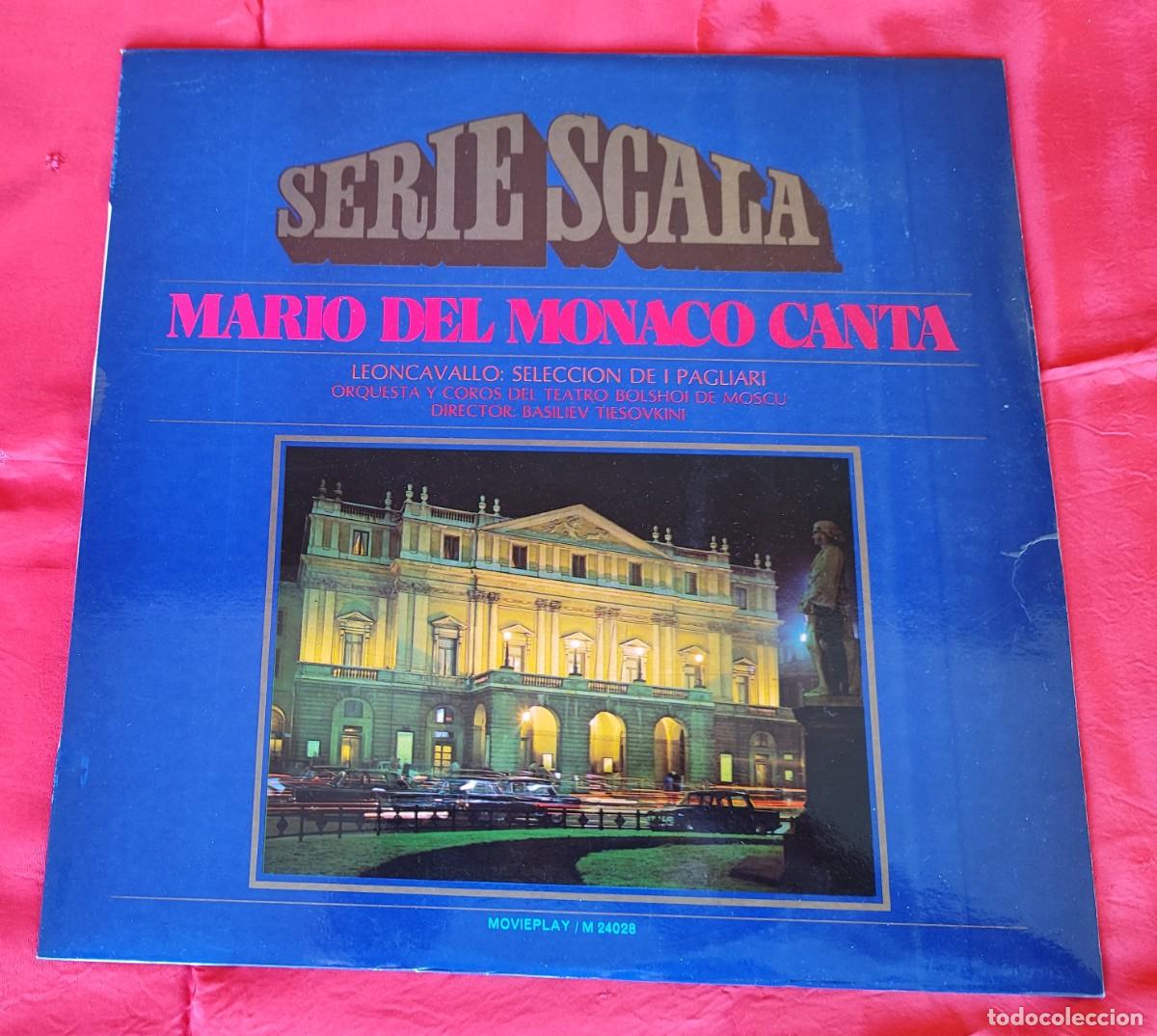 Discos de vinilo: MARIO DEL MONACO CANTA. I PAGLIACCI (LEONCAVALLO). - Foto 1