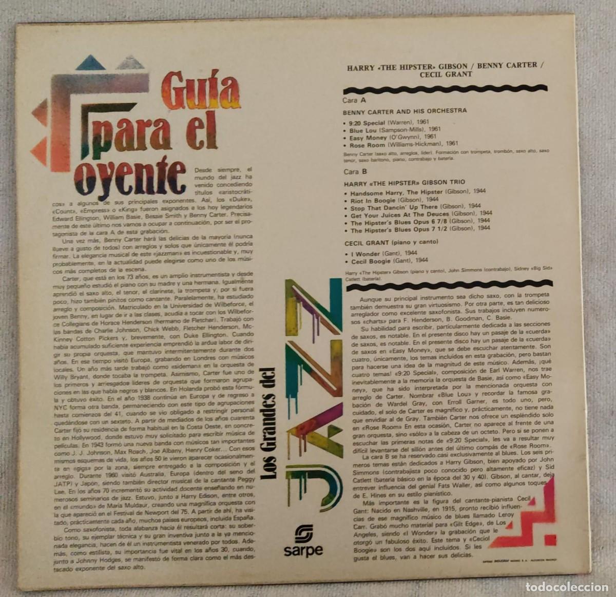 Discos de vinilo: LOS GRANDES DEL JAZZ. - Foto 6