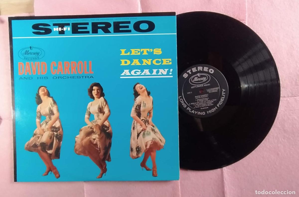Discos de vinilo: LP DAVID CARROLL & ORCHESTRA &ndash; Let's Dance Again! Mercury SR 60152 - US press (EX/EX)