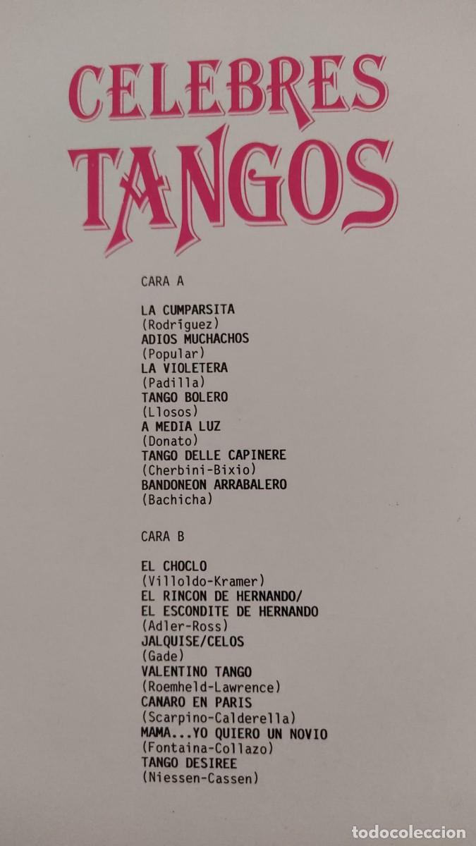 Discos de vinilo: CELEBRES TANGOS. - Foto 2