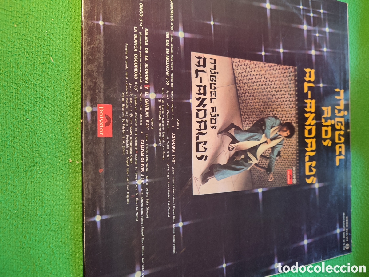Discos de vinilo: Miguel R&iacute;os - Al-Andalus - Foto 2