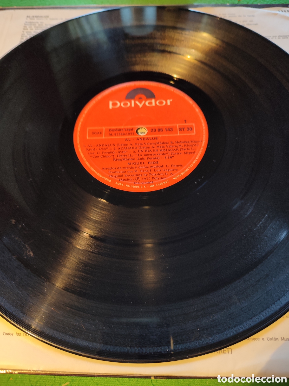 Discos de vinilo: Miguel R&iacute;os - Al-Andalus - Foto 4