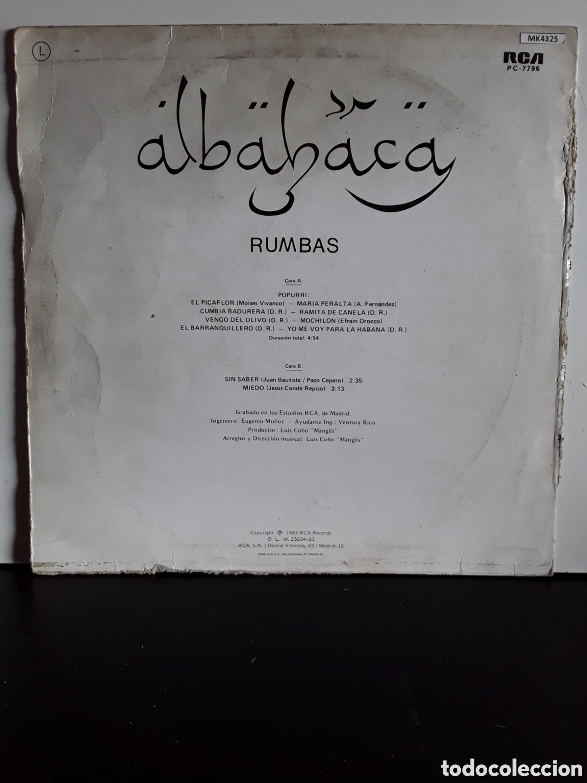 Discos de vinilo: Albahaca &lrm;&ndash; Rumbas - Foto 2