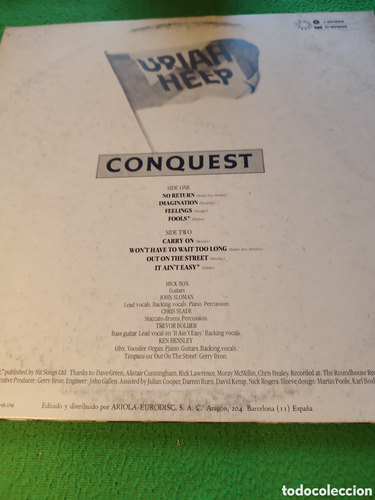 Discos de vinilo: Uriah Heep - Conquest - Foto 2