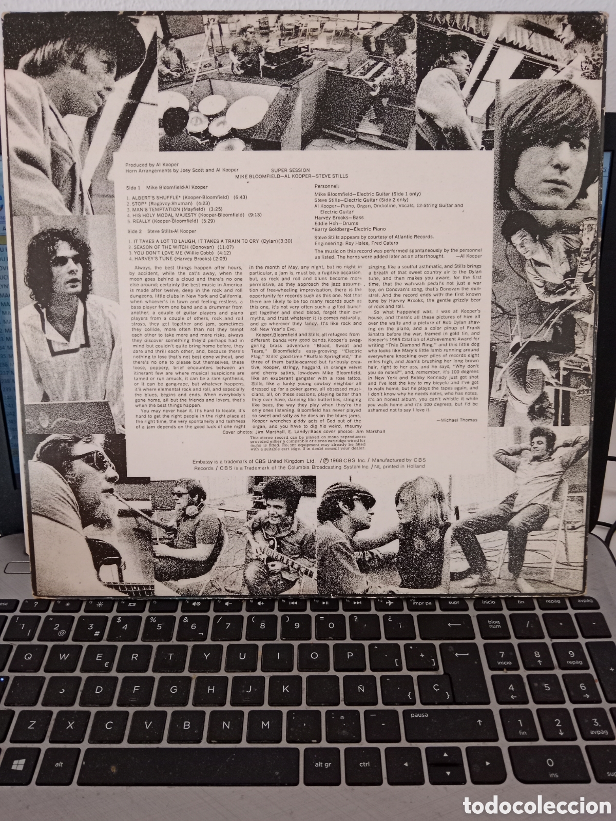 Discos de vinilo: Bloomfield, Kooper & Stills - Super session (Holanda 1973) - Foto 2