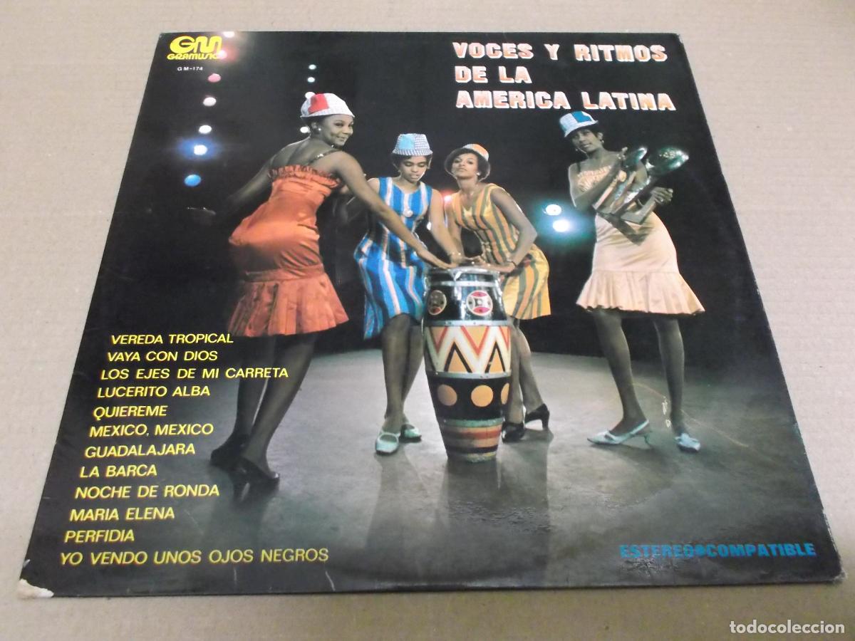 Vinyl records: VOCES Y RITMOS DE AMERICA LATINA (LP) (VER FOTOS CONTENIDO COMPLETO) A&Ntilde;O &ndash; 1972