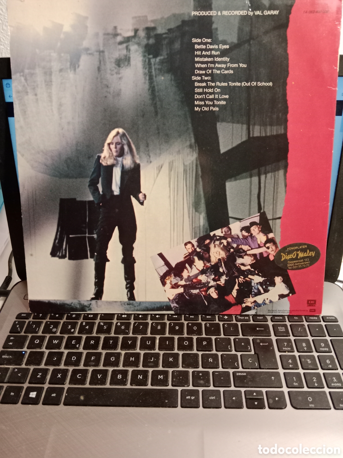 Discos de vinilo: Kim Carnes - Mistaken identity (Holanda) - Foto 2