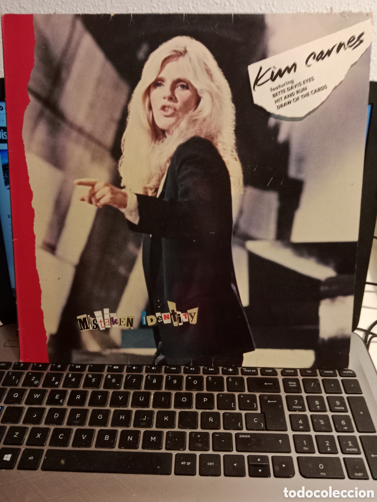 Discos de vinilo: Kim Carnes - Mistaken identity (Holanda) - Foto 1