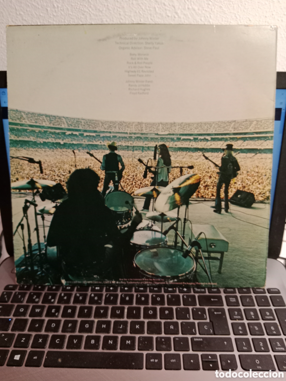 Discos de vinilo: Johnny Winter - Captured Live (Holanda 1980) - Foto 2