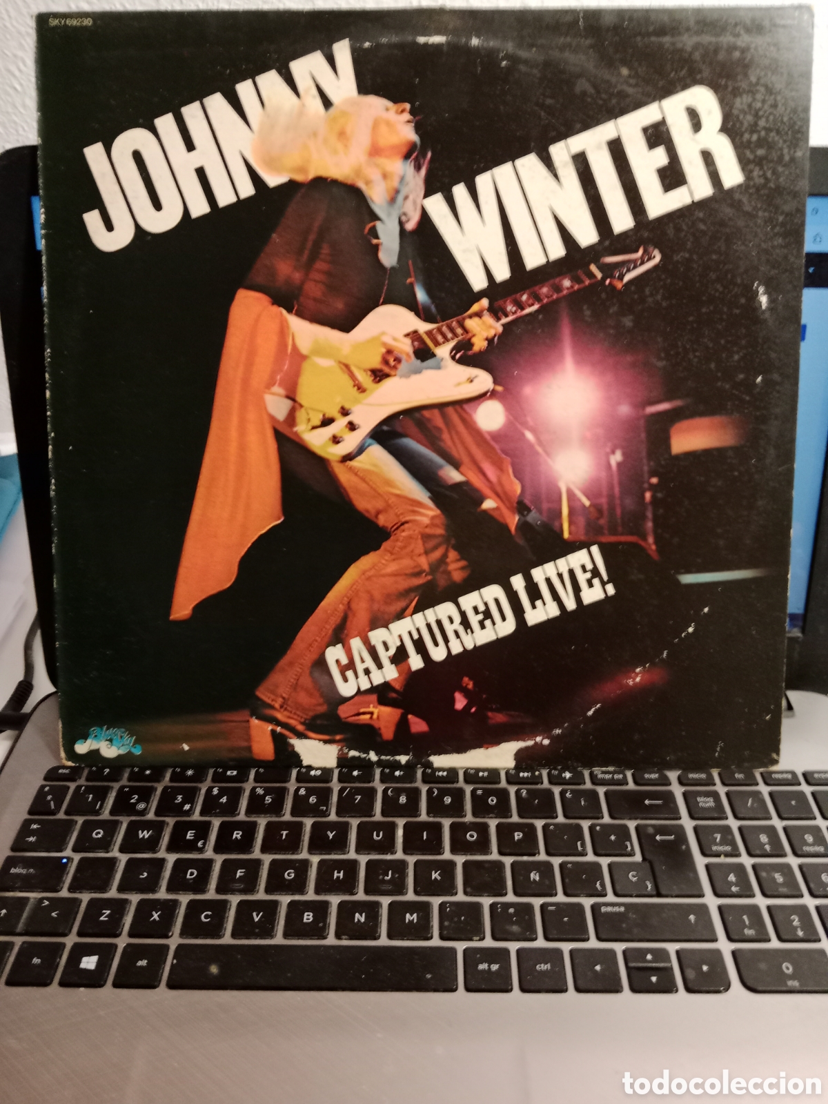 Discos de vinilo: Johnny Winter - Captured Live (Holanda 1980) - Foto 1