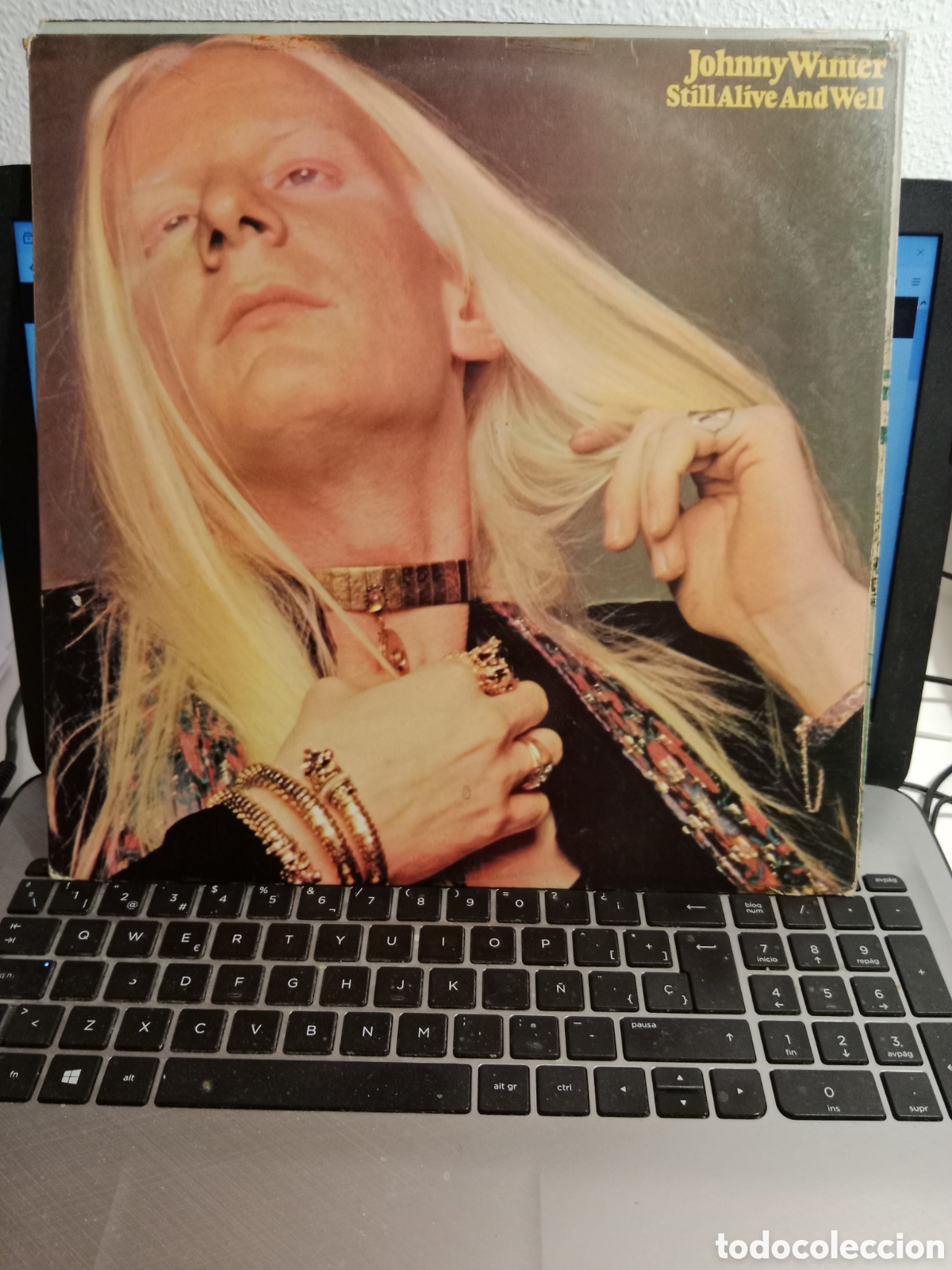 Discos de vinilo: Johnny Winter - Alive and well - Foto 1