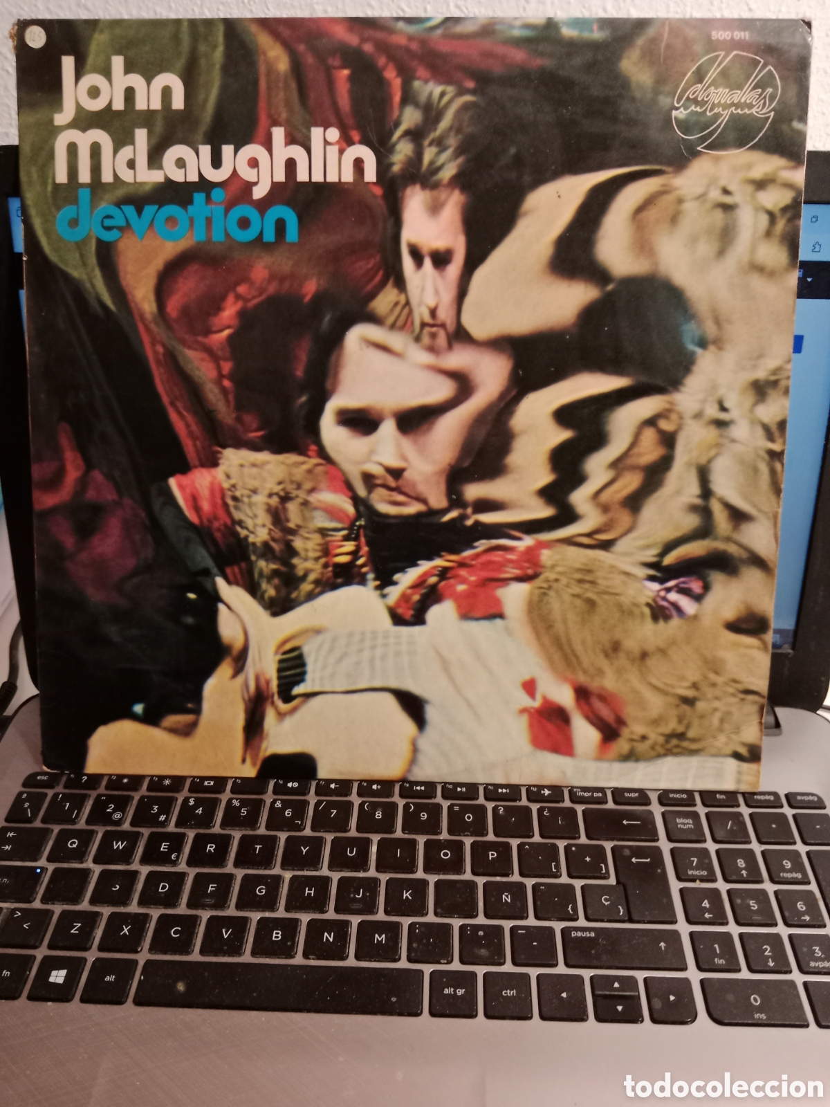 Discos de vinilo: John Mclaughlin - Devotion (Francia 1970) - Foto 1