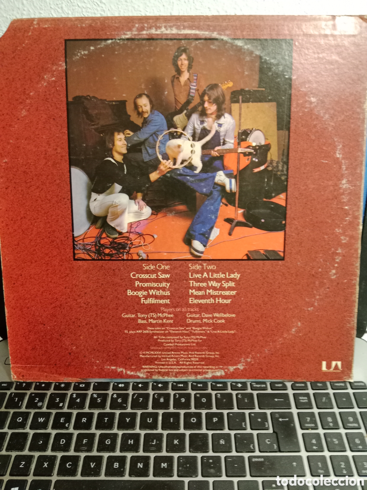 Discos de vinilo: Groundhogs - Crosscut saw (EEUU 70s) - Foto 2