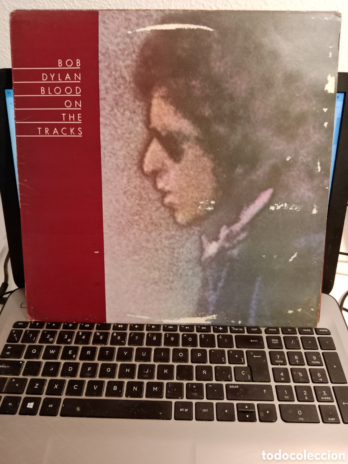 Discos de vinilo: Bob Dylan - Blood on tracks (UK 1975) - Foto 1