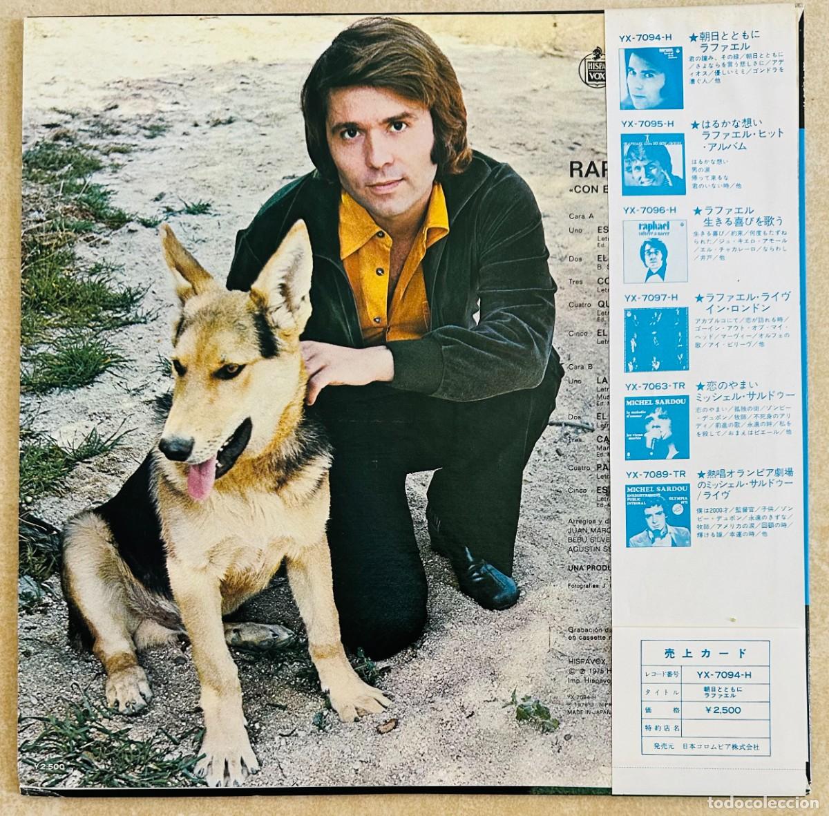 Discos de vinilo: RAPHAEL LP EL SOL JAPON PROMO + OBI INSERT EX+ - Foto 3
