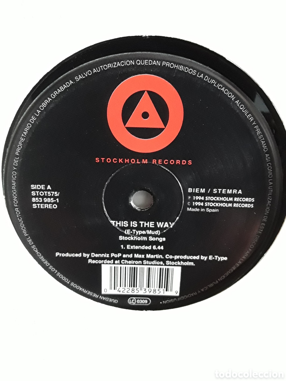 Discos de vinilo: E-Type &lrm;&ndash; This Is The Way - Foto 2