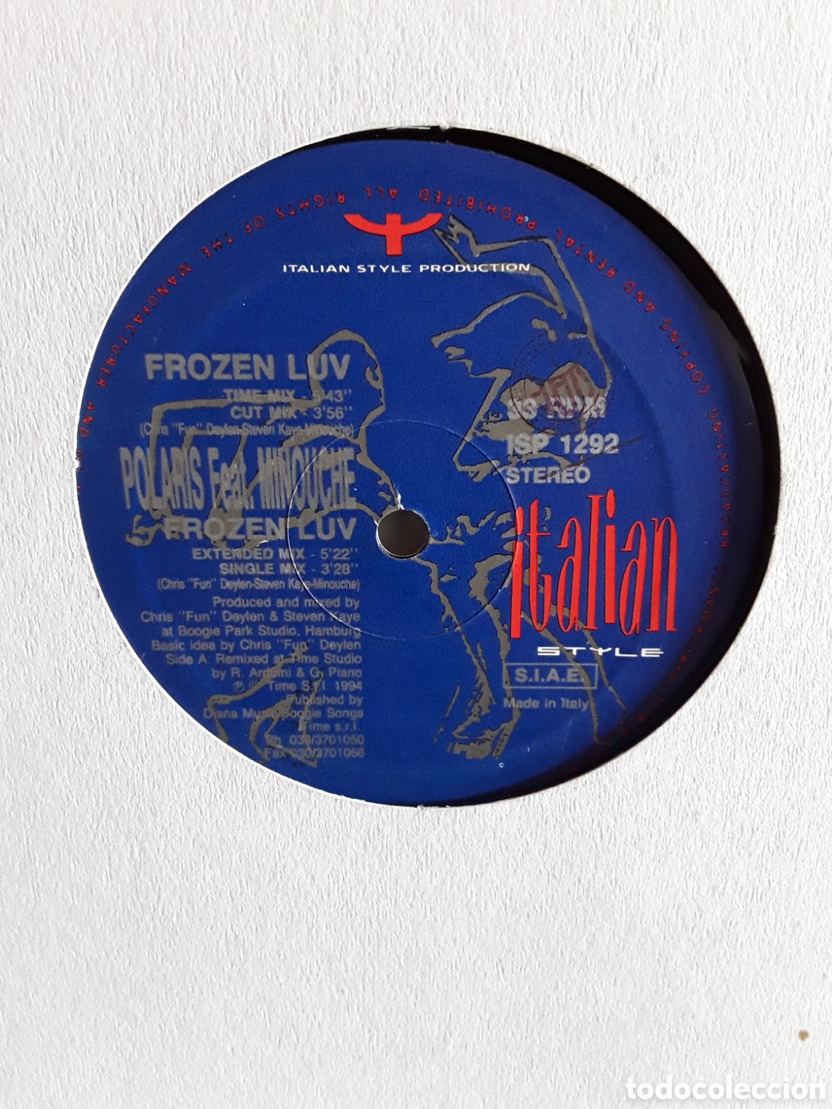 Discos de vinilo: Polaris Feat. Minouche &lrm;&ndash; Frozen Luv - Foto 2