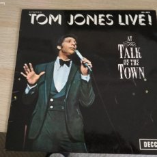 Discos de vinilo: TOM JONES ‎– TOM JONES LIVE! AT THE TALK OF THE TOWN DECCA ED ESPAÑOLA 1967