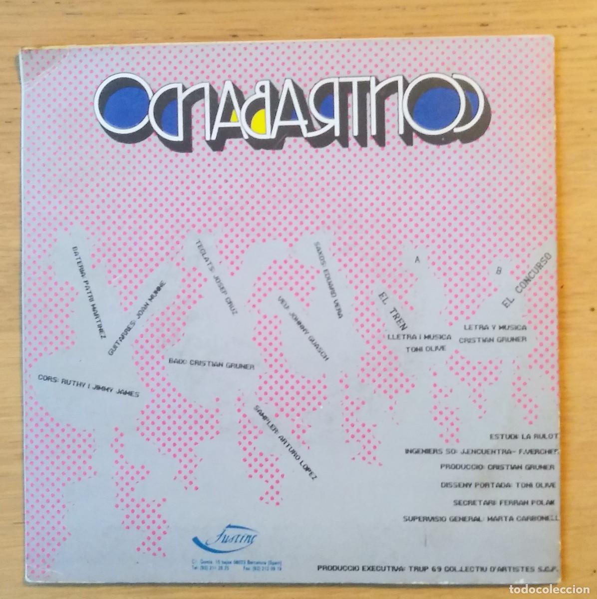 Discos de vinilo: CONTRABANDO&rdquo;: &rdquo; EL TREN/ CONCURSO&rdquo; SINGLE VINILO 1991 - Foto 2