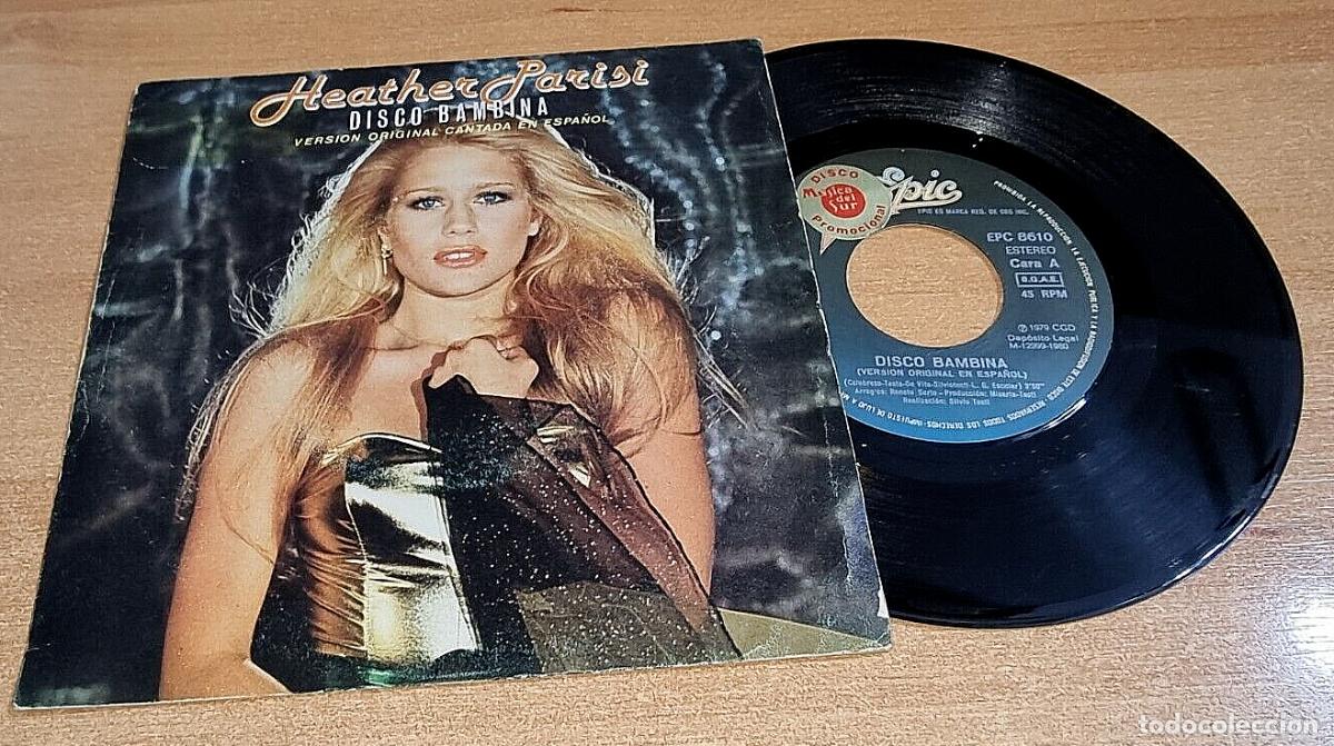 Discos de vinilo: HEATHER PARISI Disco Bambina CANTADO EN ESPA&Ntilde;OL 7&rdquo; SINGLE VINILO PROMO 1980 ESPA&Ntilde;A CONTIENE 2 TEMAS
