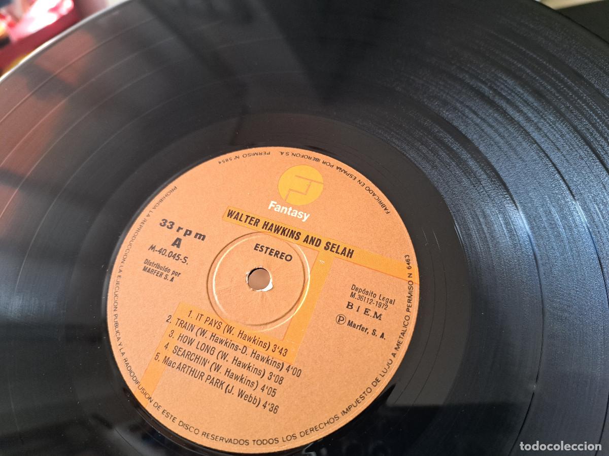 Discos de vinilo: LP Walter Hawkins &ndash; Selah 1972 - Foto 3