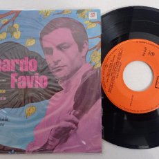 Discos de vinilo: LEONARDO FAVIO - FUISTE MIA UN VERANO -EP CBS MEXICO 1969
