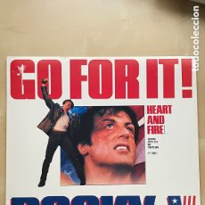 Discos de vinilo: ROCKY V - VINILO 12” MAXI BANDA SONORA PELICULA - IMPORTACIÓN 1990 GO FOR IT! SYLVESTER STALLONE EX