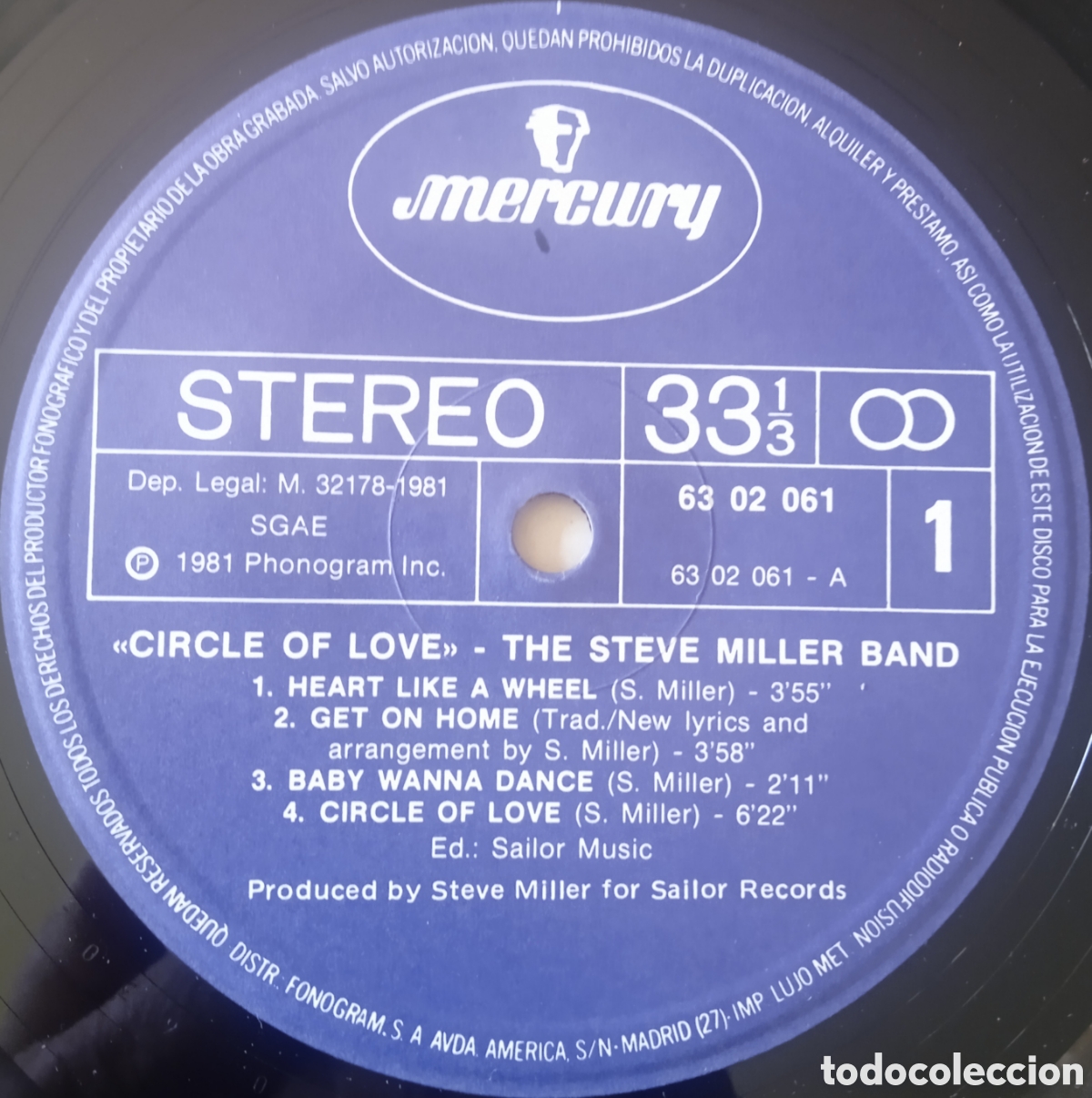 Discos de vinilo: Disco de vinilo Steve Miller Band - Foto 5